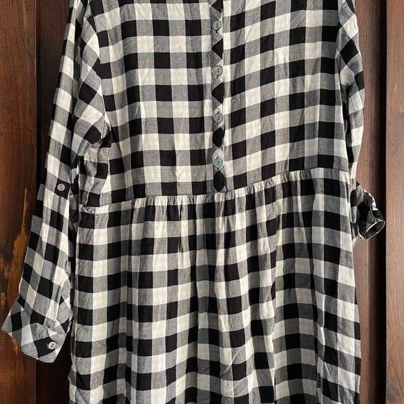J Jill Buffalo Check dress size M - Picture 6 of 11